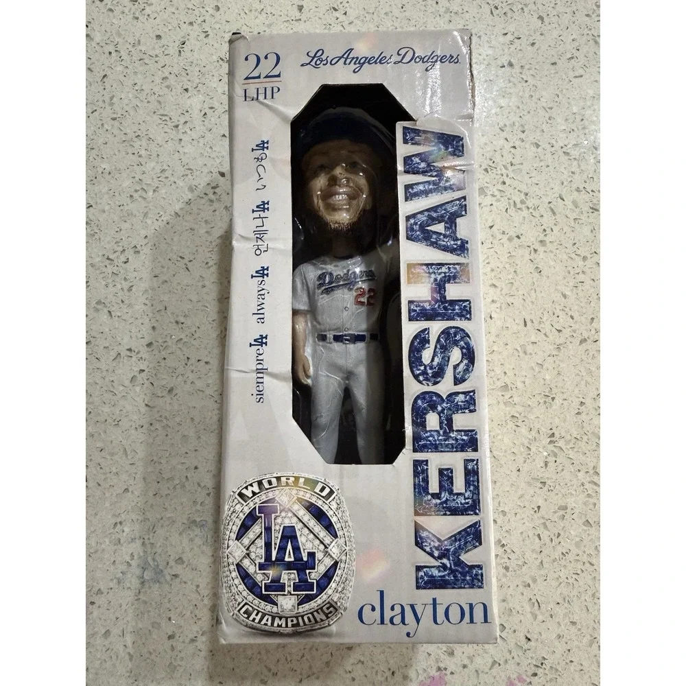2022 Clayton‎ Kershaw World Series Ring Ceremony LA Dodgers Bobblehead SGA